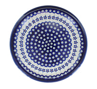 Flowering Peacock Dinner Plate Polish Pottery