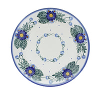 Forget Me Not Dinner Plate Polish Pottery