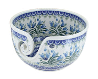 Polish Pottery Tulip Bouquet Yarn Bowl