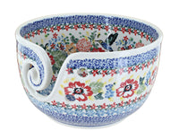 Polish Pottery Hummingbird Yarn Bowl