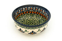 Mosaic Flower Small Bowl Polish Pottery