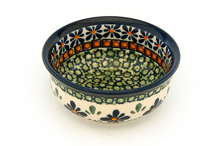 Mosaic Flower Small Bowl Polish Pottery