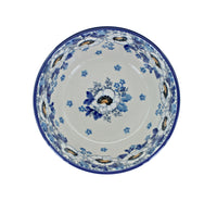 Georgia Blue Dessert Bowl Polish Pottery