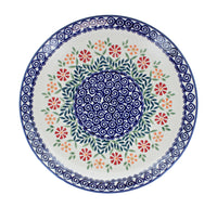 Garden Bouquet Dinner Plate Polish Pottery