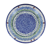 Garden Tulip Dinner Plate Polish Pottery