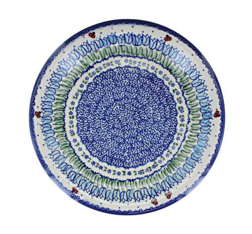 Garden Tulip Dinner Plate Polish Pottery