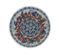 Garden Butterfly Cereal/Soup Bowl Polish Pottery