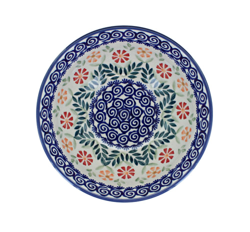 Garden Bouquet Cereal/Soup Bowl Polish Pottery