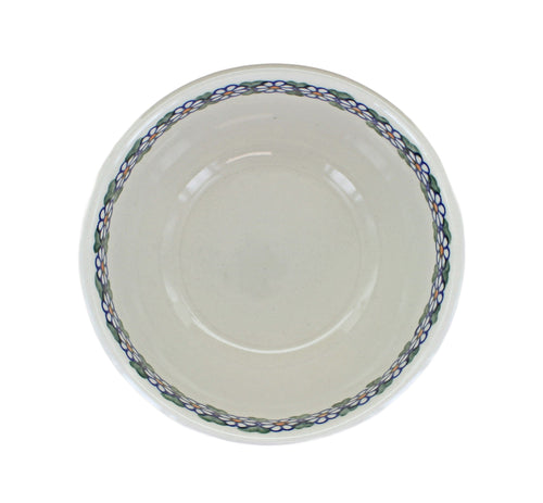 Garden Butterfly Dessert Bowl Polish Pottery