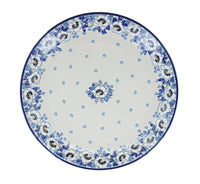 Georgia Blue Dinner Plate Polish Pottery
