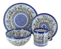 Polish Pottery Garden of Eden 16 Piece Dinner Set