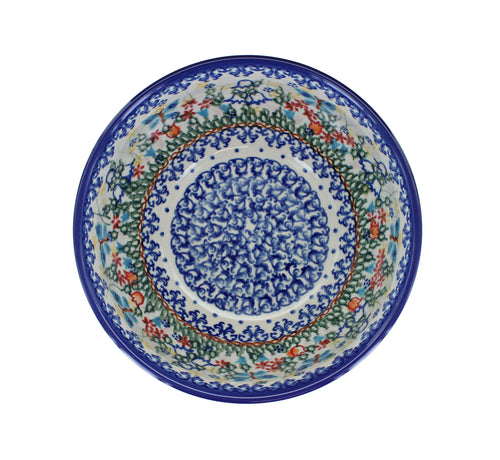 Garden of Eden Cereal/Soup Bowl Polish Pottery