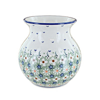 Green Daisy Medium Vase