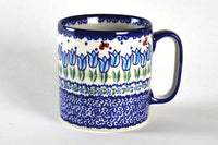 Garden Tulip Coffee Mug Polish Pottery