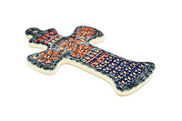 Jungle Flower Cross Polish Pottery