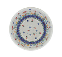 Hearts & Flowers Cereal/Soup Bowl Polish Pottery