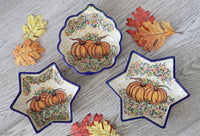 Harvest Festival Star Bowl Polish Pottery