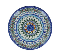 Holiday Pine Dessert Plate Polish Pottery