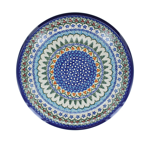Holiday Pine Dinner Plate Polish Pottery