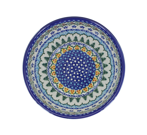 Holiday Pine Cereal/Soup Bowl Polish Pottery