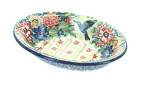 Polish Pottery Hummingbird Soap Dish