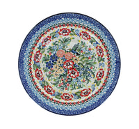 Hummingbird Soup Plate Polish Pottery
