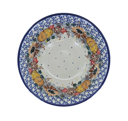 Harvest Bounty Cereal/Soup Bowl Polish Pottery