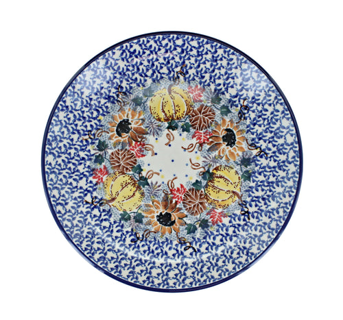 Harvest Bounty Dessert Plate Polish Pottery