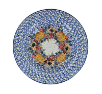 Harvest Bounty Soup Plate Polish Pottery