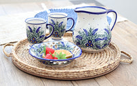Hyacinth Pedestal Mug Polish Pottery
