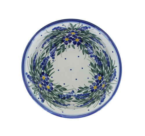 Hyacinth Dessert Bowl Polish Pottery