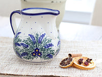 Hyacinth Pitcher Polish Pottery