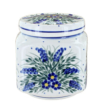 Polish Pottery Hyacinth Medium Canister