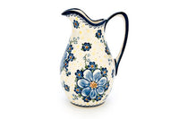 Daisy Surprise Pitcher Polish Pottery