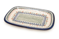 Reindeer Delight Large Rectangular Serving Platter Polish Pottery