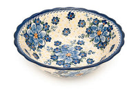 Daisy Surprise Large Serving Bowl Polish Pottery