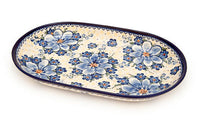 Daisy Surprise Large Oval Dish Polish Pottery