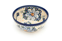 Daisy Surprise Dessert Bowl Polish Pottery