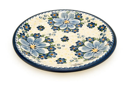 Daisy Surprise Dinner Plate Polish Pottery