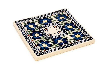 Spring Blossom Tile Polish Pottery