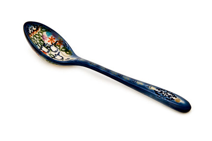 Garden of Eden Soup Spoon Polish Pottery