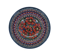Jungle Flower Dessert Bowl Polish Pottery