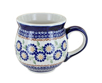 Polish Pottery Peach Blossom Large Bubble Mug