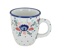 Polish Pottery Desert Flower Coffee Mug