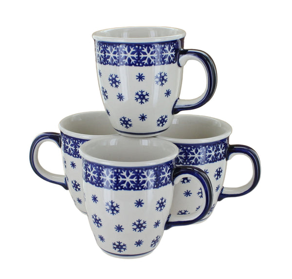 Snow Flurry 4 Piece Mug Set