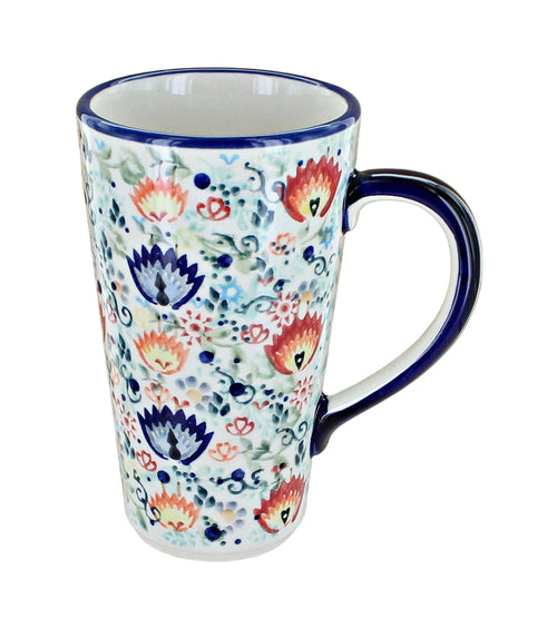 Polish Pottery Desert Oasis Large Coffee Mug