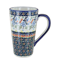 Polish Pottery Periwinkle Large Coffee Mug