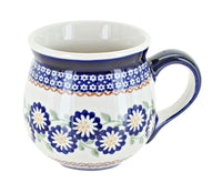 Polish Pottery Peach Blossom Bubble Mug