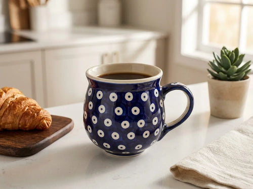 Dots 4 Piece Bubble Mug Set