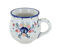 Polish Pottery Desert Flower Bubble Mug